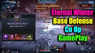 Black Desert Mobile Eternal Winter Base Defense Co Op GamePlay