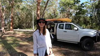 Caravaning at Sandbar Beach