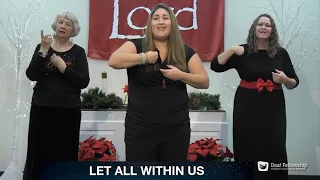 Oh Holy Night ASL Worship song with lyrics