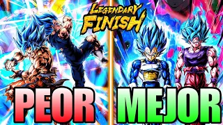 🔥 Del PEOR al MEJOR  DUAL de Dragón Ball Legends 🔥