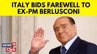 Berlusconi Funeral  | Italians Pay Respects To Former PM Berlusconi On His Funeral | News18
