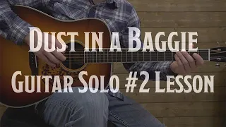 Dust in a Baggie -  Billy Strings (Solo #2) - Bluegrass Guitar Lesson