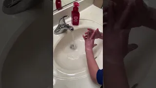 Poor Handwashing Example
