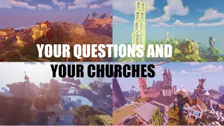 Q&A while touring the churches you guys built on the KingdomCraft server