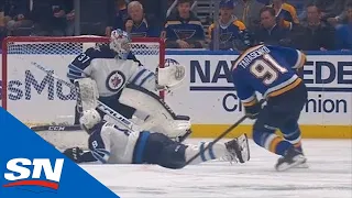 Vladimir Tarasenko Rifles Power Play Goal By Connor Hellebuyck