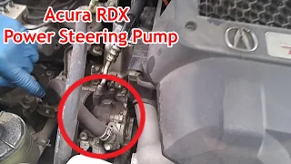 Acura RDX 2007 - 2012 Power Steering Pump Replacement