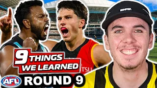 AFL ROUND 9 | 9 Things We Learned