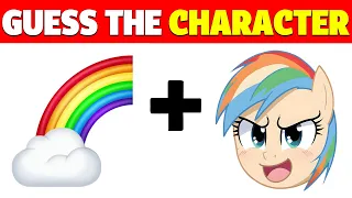 Guess The Emoji | My little Pony Characters | Rainbow Dash, Pinkie pie, TWILIGHT SPARKLE