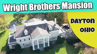 Wright Brothers Mansion Hawthorn Hill Dayton Ohio Circa 1914 Drone Footage Airplanes Bought Home