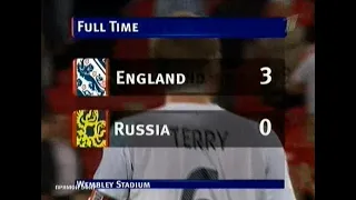 Англия 3-0 Россия. Отборочный матч Евро 2008