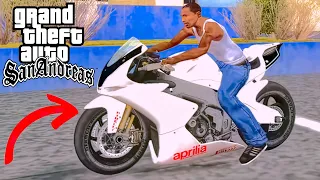 Secret Aprilia R1 Bike Location in GTA San Andreas (Cheat Code)