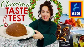 ALDI CHRISTMAS TASTE TEST 2020 | New In Aldi Christmas Food Review!