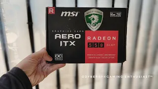 Unboxing Test 3DMark Night Raid Benchmark MSI Radeon™ RX 550 AERO ITX 2GB OC Edition 4Jan'22