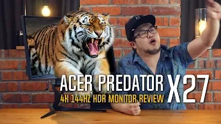 Acer Predator X27 Gaming Monitor Review - Red in tooth and claw!