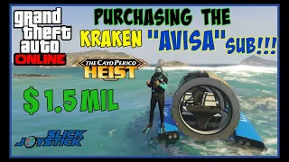 GTA 5 Online Purchasing The Kraken "Avisa" SUB - 1.5MIL Moon Pool Vehicle Review