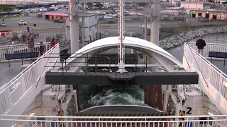 BC Ferries MV Salish Raven Departing Tsawwassen ferry Terminal on August 29th 2019