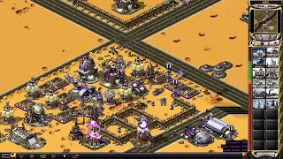 Red Alert 2 Brutal AI: Sahara map 1 Yuri vs 7 Extra hard ai