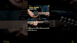Fool Again - Westlife (Easy Guitar Chords Tutorial with Lyrics) part 1 SHORTS