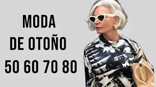 8 Trucos de Moda Para Señoras de 50 60 70 80 Años | Atuendos de Otoño para Mujeres Maduras ✨