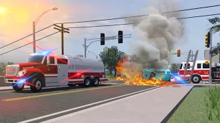 BIG CAR CRASH! (With the new update!) - Emergency Response Liberty County