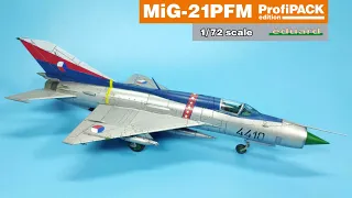 MiG-21 PFM. Model by Eduard in 1/72 scale. I build and paint