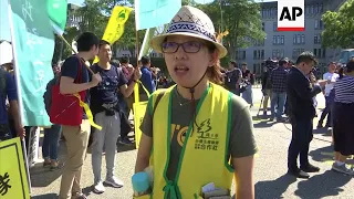 Anti-nuclear power demonstration in Taiwan