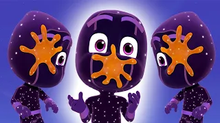 Sticky Splats and Little Ninjas | PJ Masks Official