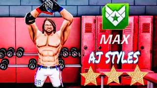 MAXING OUT 3 STAR AJ STYLES | WWE MAYHEM