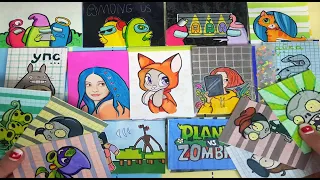 БУМАЖНЫЕ СЮРПРИЗЫ/новинка РАСТЕНИЯ против ЗОМБИ (Planets vs Zombies)  💖Klyaksa Cat💖