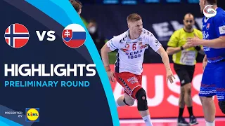 Norway vs Slovakia | Highlights | Preliminary Round | Men's EHF EURO 2022