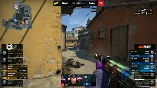 s1mple nt clutch against FaZe on 15-14