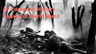Causes of World War 1: AP European History