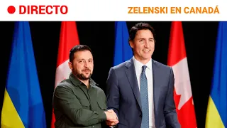ZELENSKI: Agradece la AYUDA de CANADÁ en el Parlamento: "Ha SALVADO MILES de VIDAS" | RTVE Noticias
