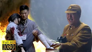 【抗日電影】窮途末路的日軍竟殺死了指導員，男人憤怒地把所有日軍全部燒死！⚔️ 抗日 MMA | Kung Fu