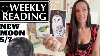 NEW MOON WEEKLY ENERGY READING 5/7 // MAJOR TRANSFORMATION & NOW IT'S TIME TO REST