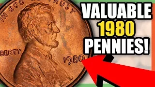 1980 PENNIES WORTH MONEY - 1980 LINCOLN PENNY VALUE!