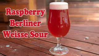 We BREWED our first ever SOUR! How to BREW a Sour Raspberry Berliner Weisse!