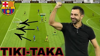 Barcelona TIKI-TAKA Play Goal By Messi 😍 | Coach Xavi 👀 | PES 2021 Mobile