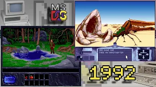 50 MS-DOS games released in 1992