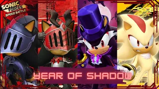 Fearless year of Shadow compilation! | sonic forces speed battle | All shadow variants