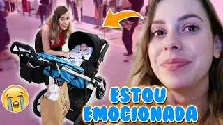 SAINDO A PRIMEIRA VEZ COM O BEBE | Amanda Domenico