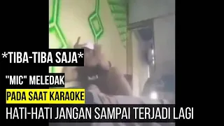 video lucu #kesetrum mic saat karaoke