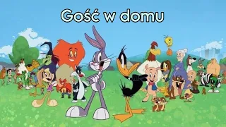 Fuzionek ogląda Looney tunes (Gość w domu)