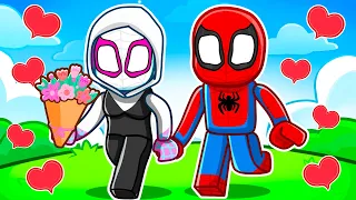 Spiderman is Dating GWEN STACY in Roblox!