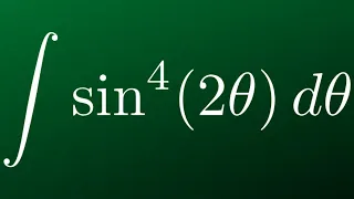 Integral sin^4(2theta)