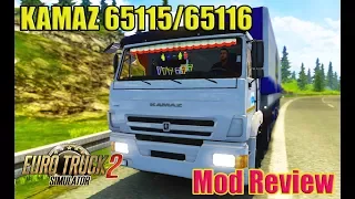 [ETS2 v1.28] KAMAZ 65115/65116 Mod Review|Euro Truck Simulator 2 Kamaz 65115 65116 MOD