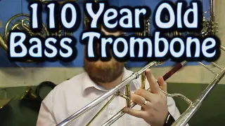 110 Year Old Besson and Co Prototype G Bass Trombone
