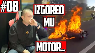 Reakcije na Padove Motora - Nije motor za svakoga.. !!! #08