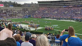 UCLA Marching Band at the Rose Bowl