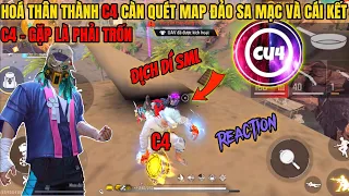 [FREE FIRE] HOÁ THÂN THÀNH C4 , CÀN QUÉT MAP ĐẢO SA MẠC " ĐỊCH DÍ CHẠY SML "